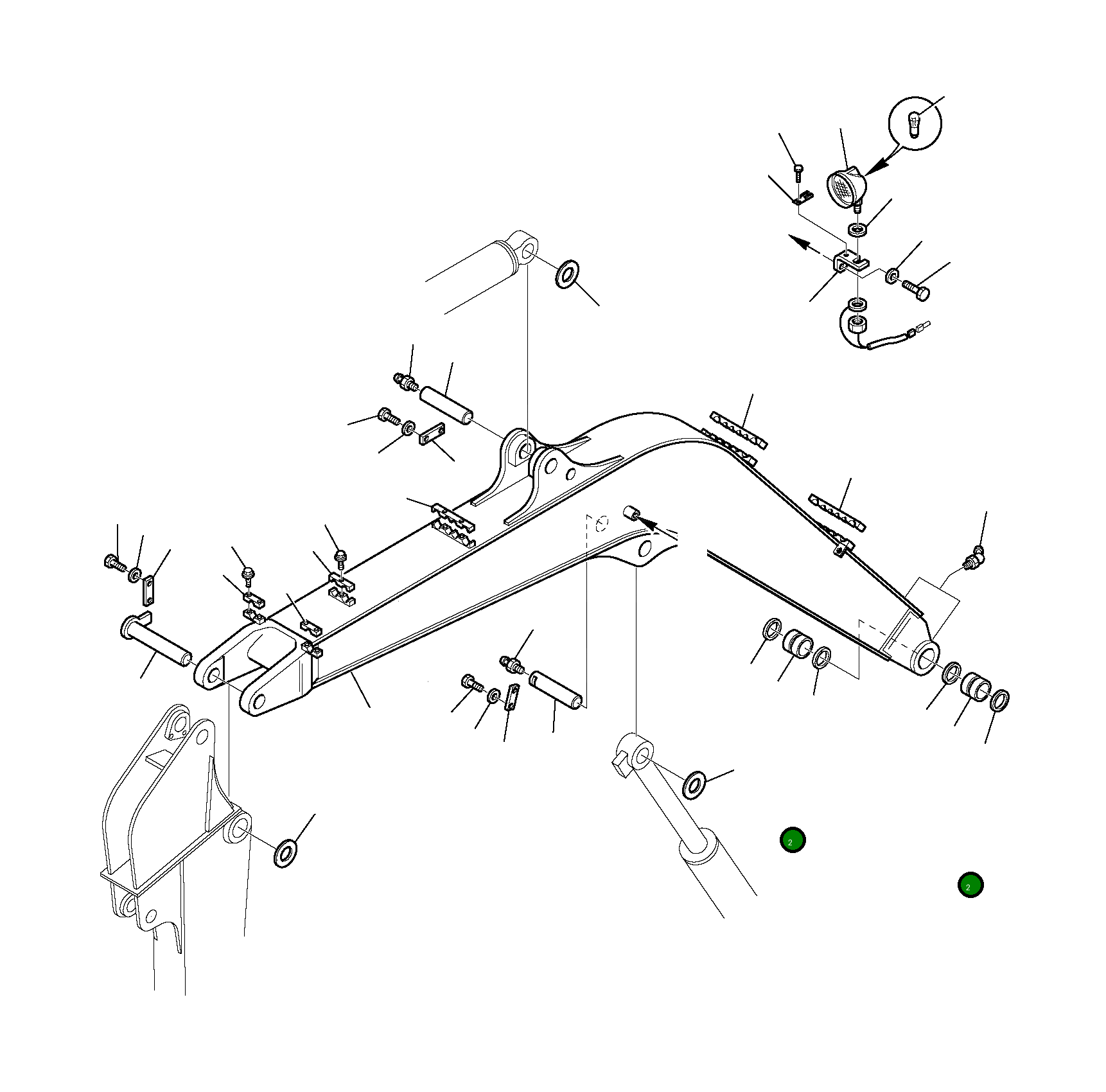 Втулка 3F3082623 Komatsu