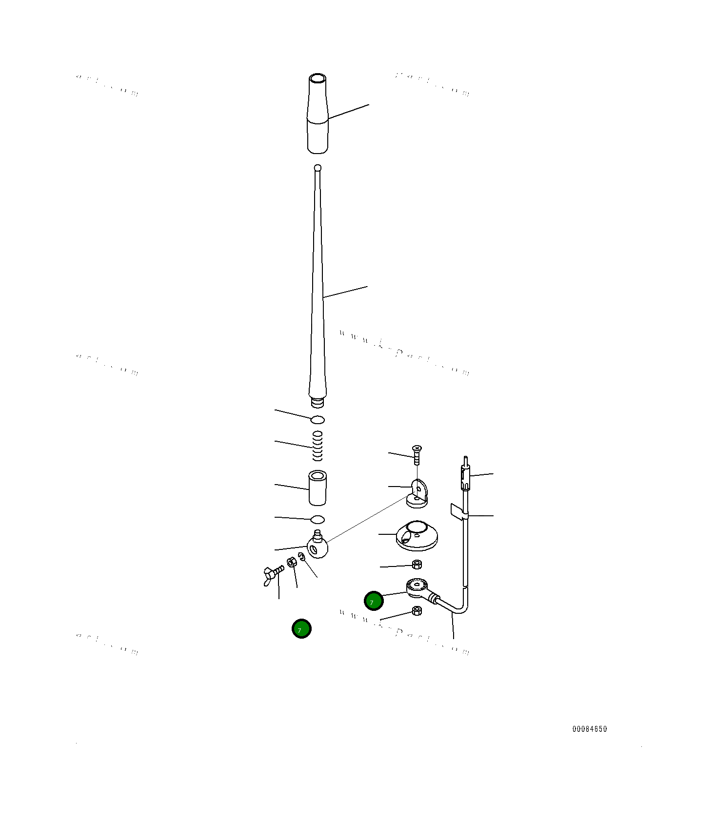 Гайка RFU419B418C Komatsu