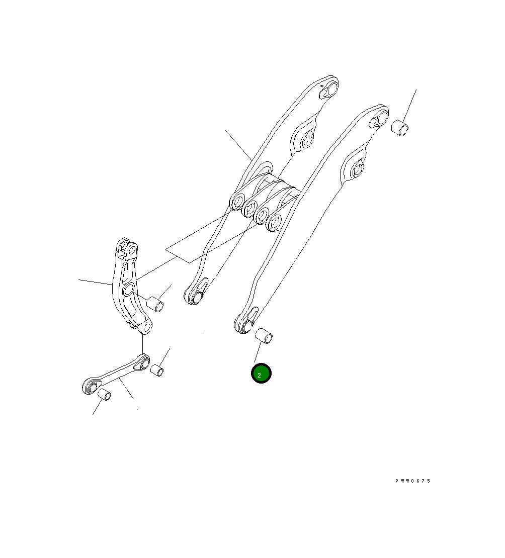 Втулка 42C-70-11332 Komatsu