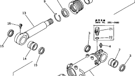 Гидроцилиндр отвала в сборе 20U-63-02080 Komatsu