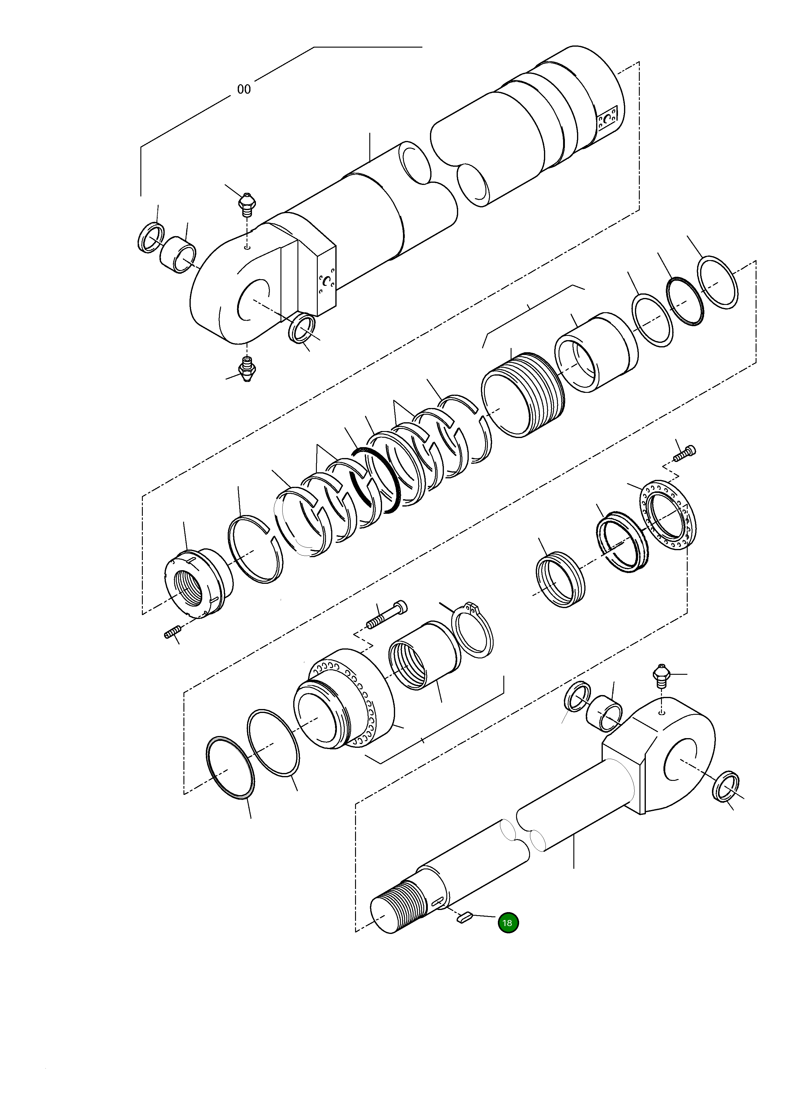 Шпонка призматическая 354 507 99 Komatsu