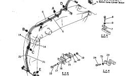 Трубка 208-72-26341 Komatsu