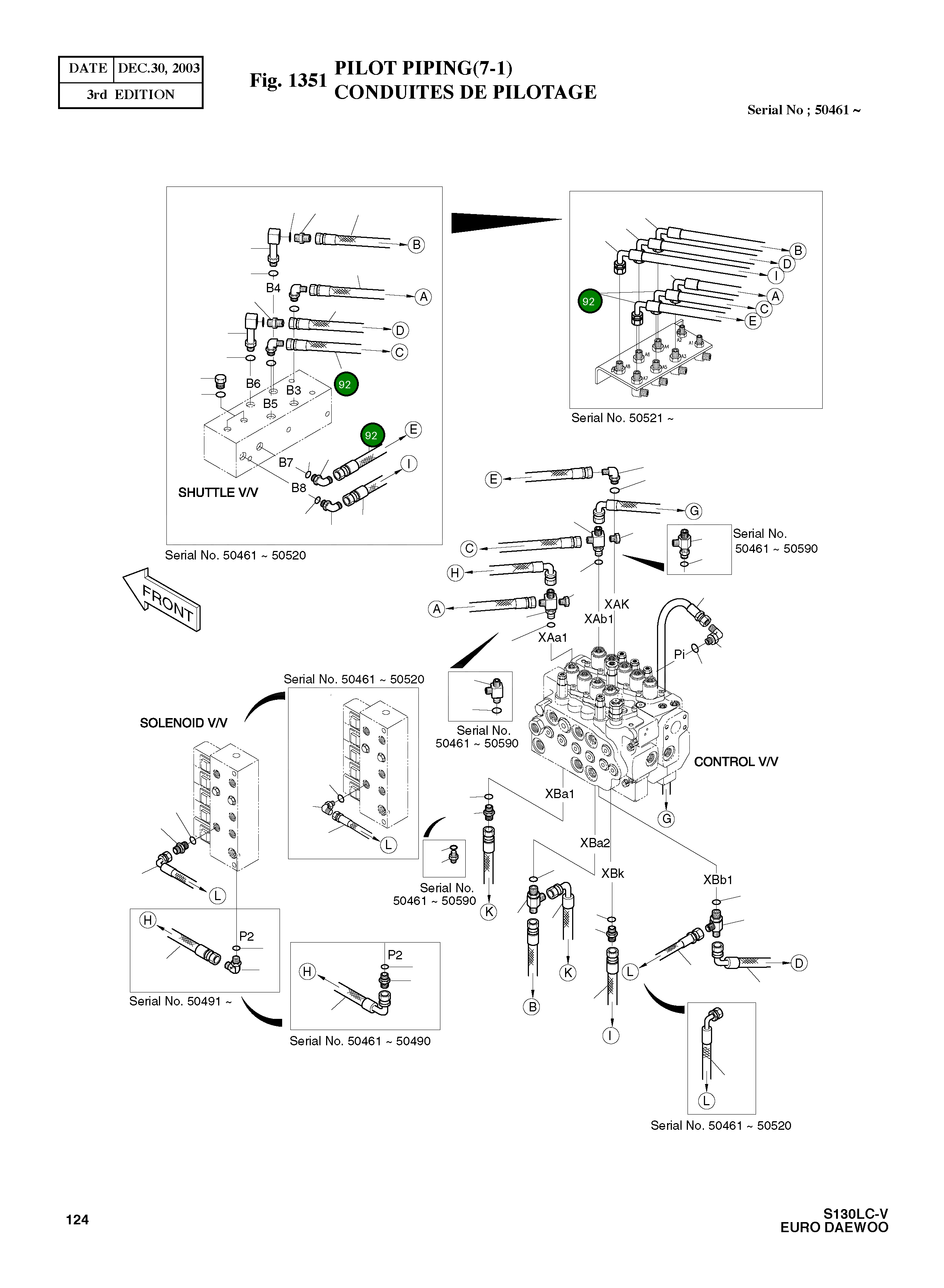Шланг PF3/8-2000L 2184-1046D116 Komatsu