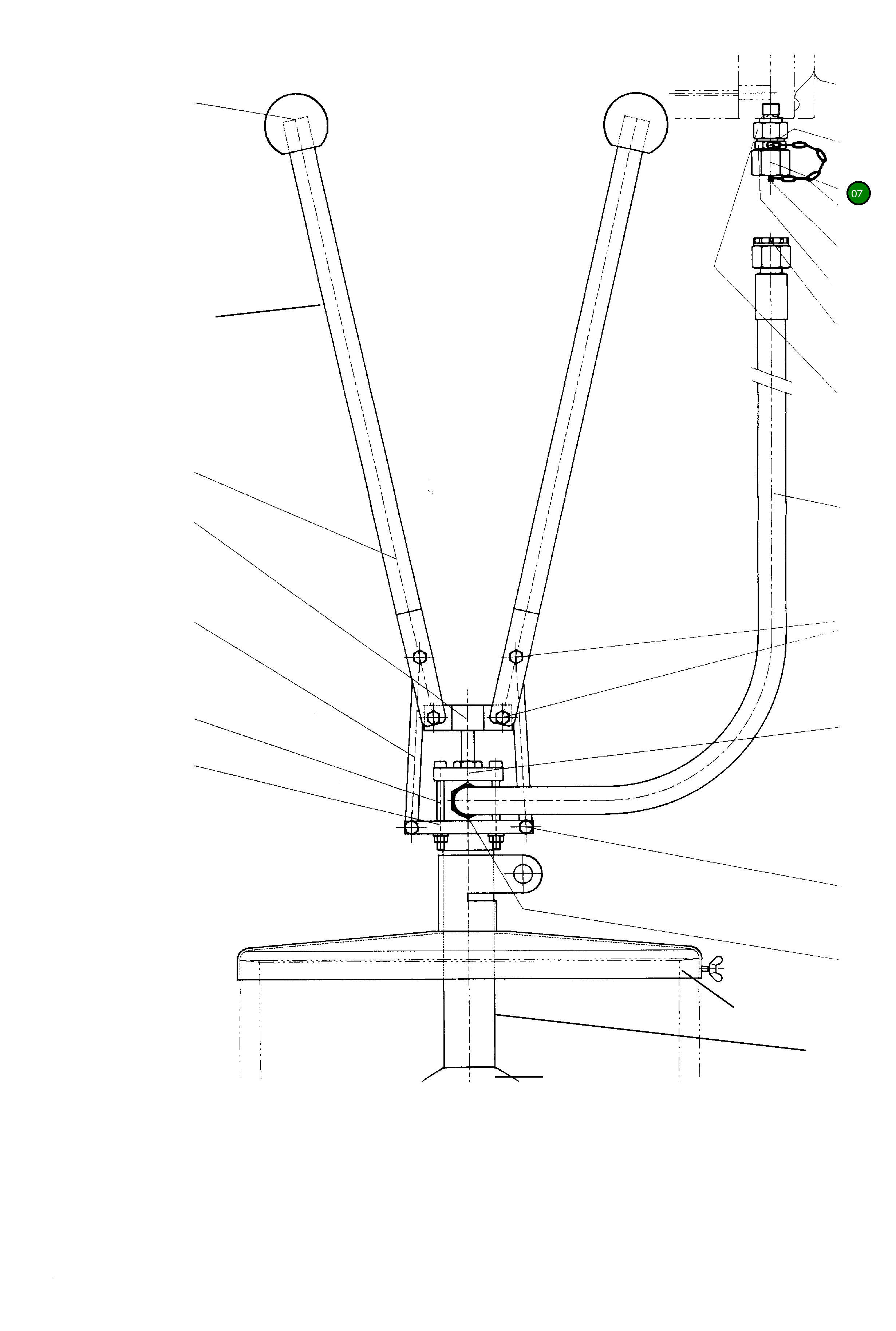 Самоконтрящаяся гайка 764 231 73 Komatsu