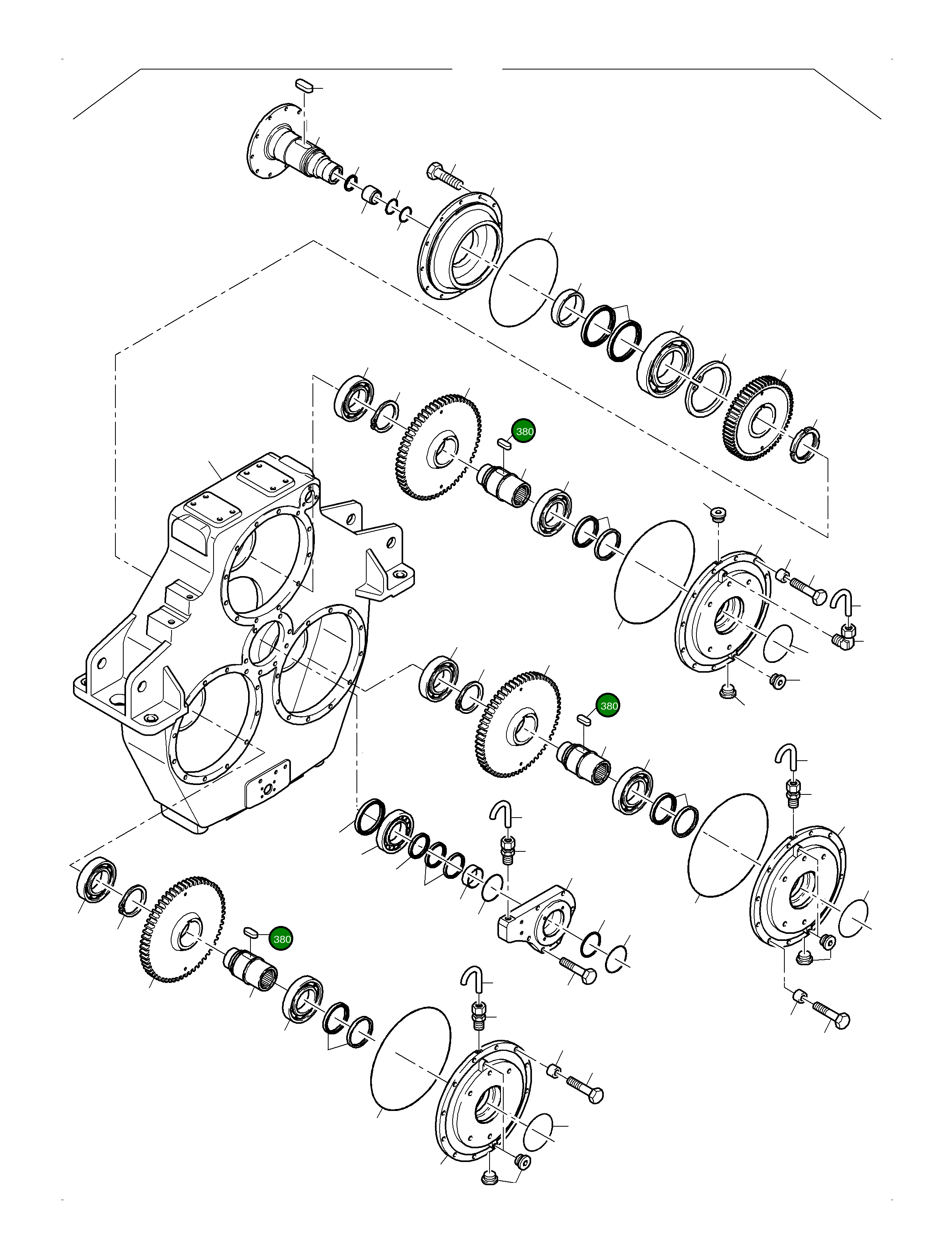 Шпонка призматическая 518 285 98 Komatsu
