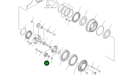 Роликовый подшипник 208-27-52220 Komatsu
