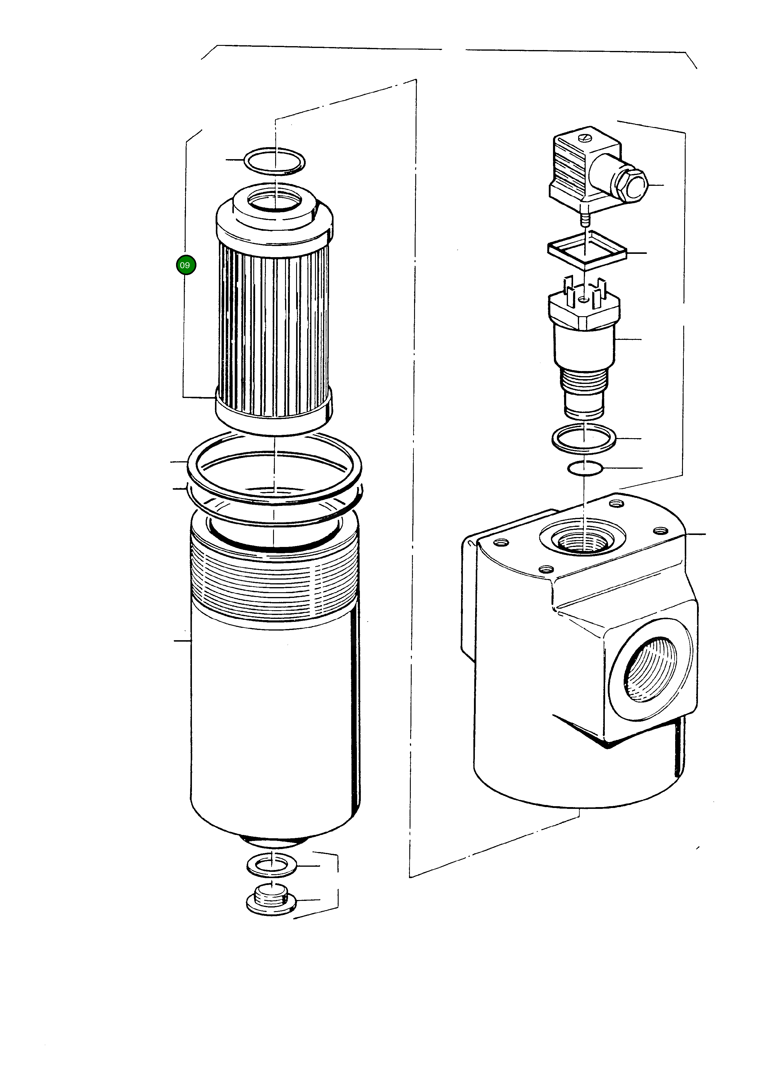 Фильтрующий элемент, в сборе 694 403 Komatsu