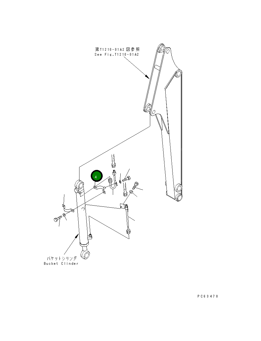 Хомут 20M-943-8151 Komatsu