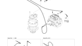 Шланг(S-S) 3/8-450L 2184-1026D70 Komatsu