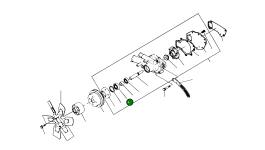Шариковый подшипник 06.31430-0512 Komatsu