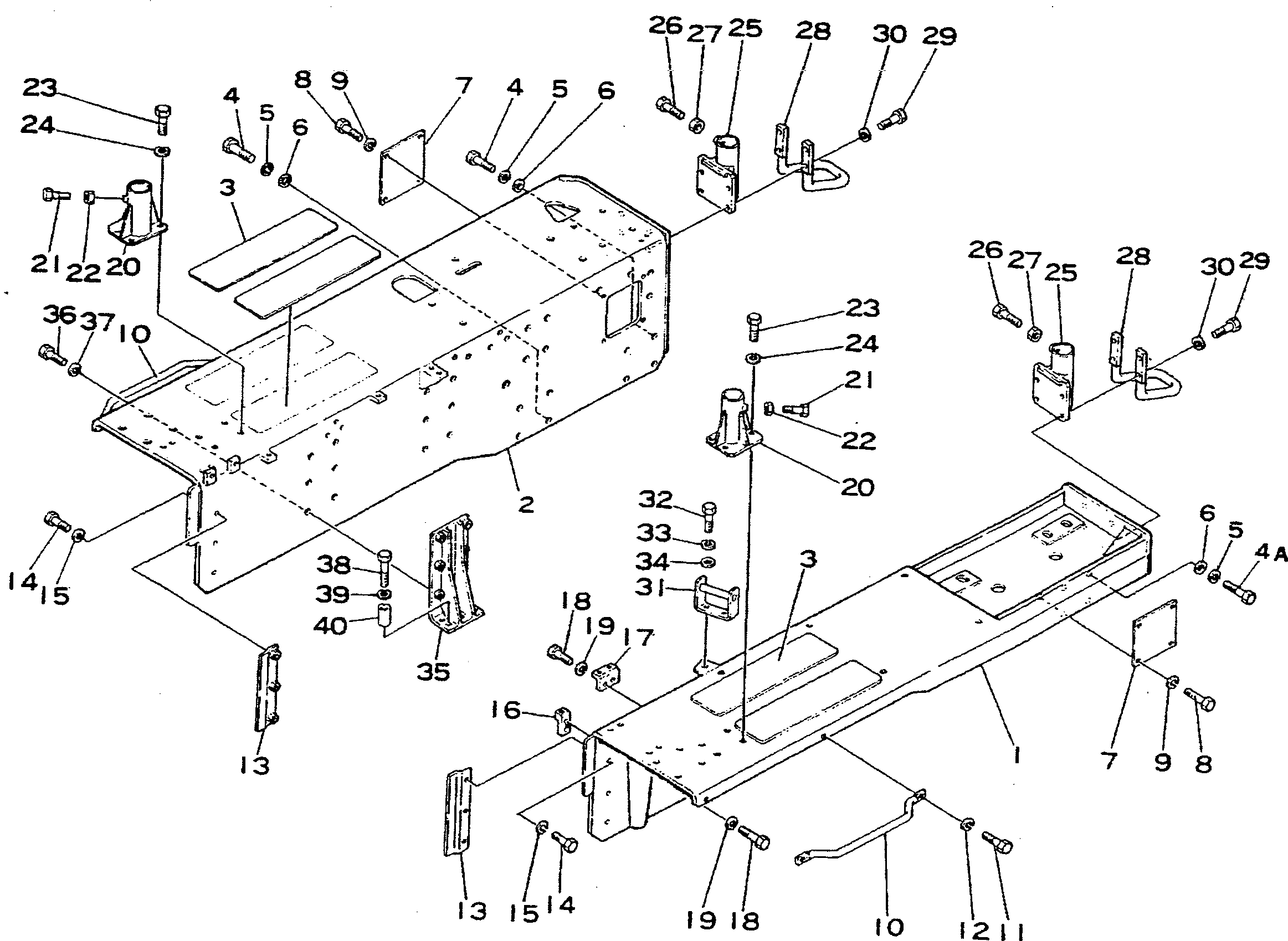 Кронштейн 195-54-12431 Komatsu