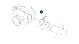 Гайка 6738-11-4390 Komatsu