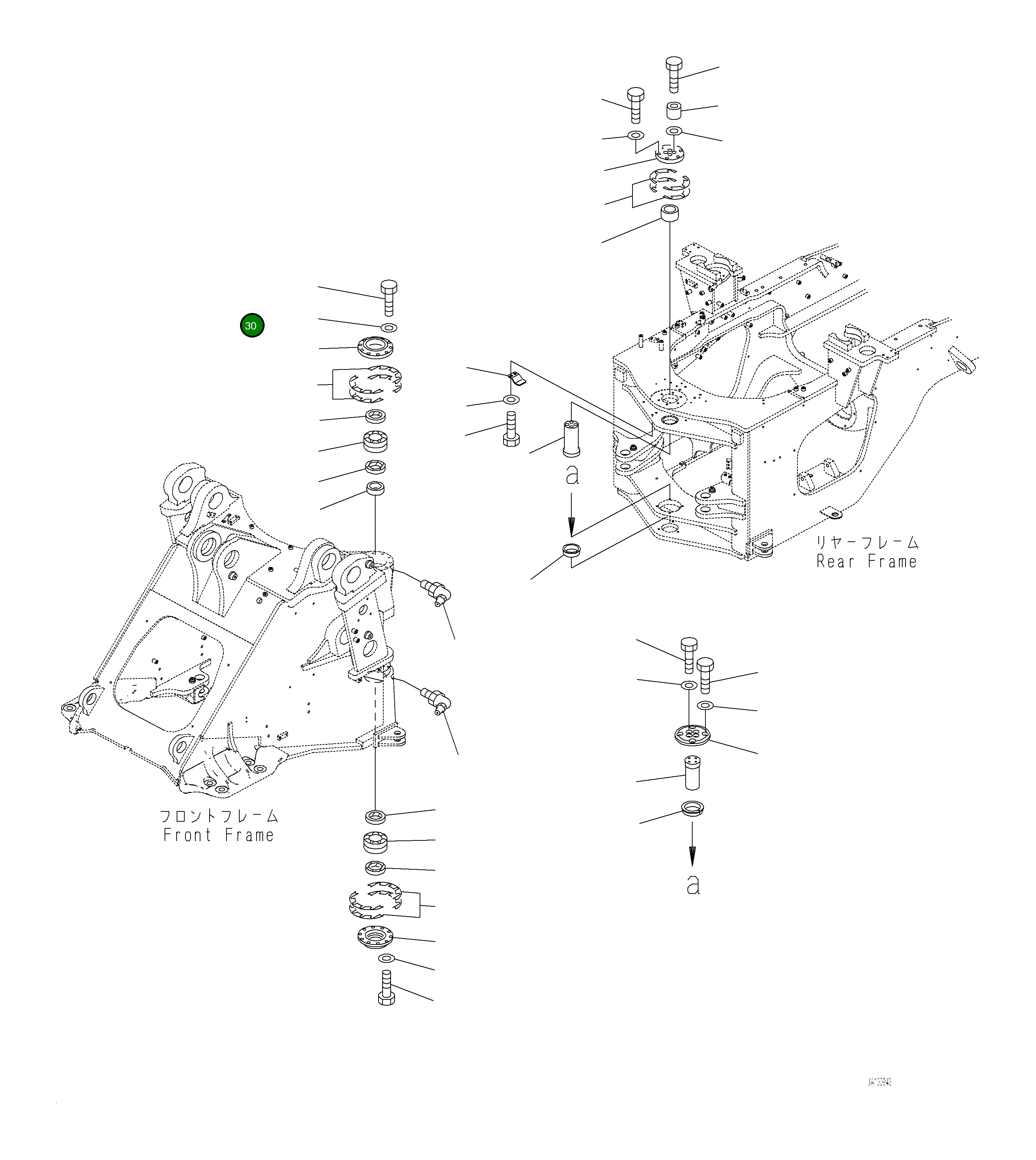 Втулка 423-46-51410 Komatsu