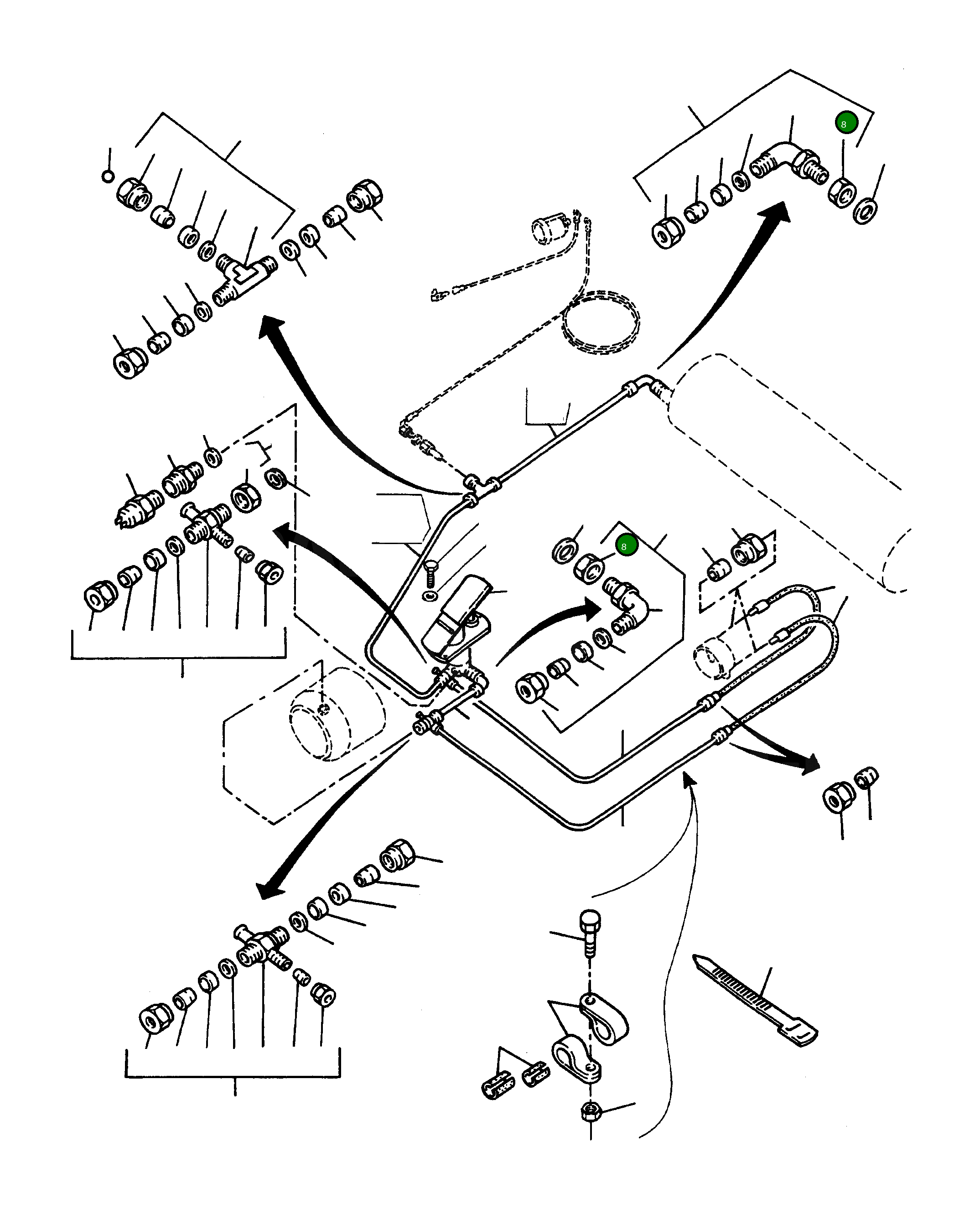 Гайка 1443695X1 Komatsu