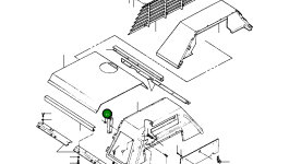 Стопорная гайка 86 711 Komatsu
