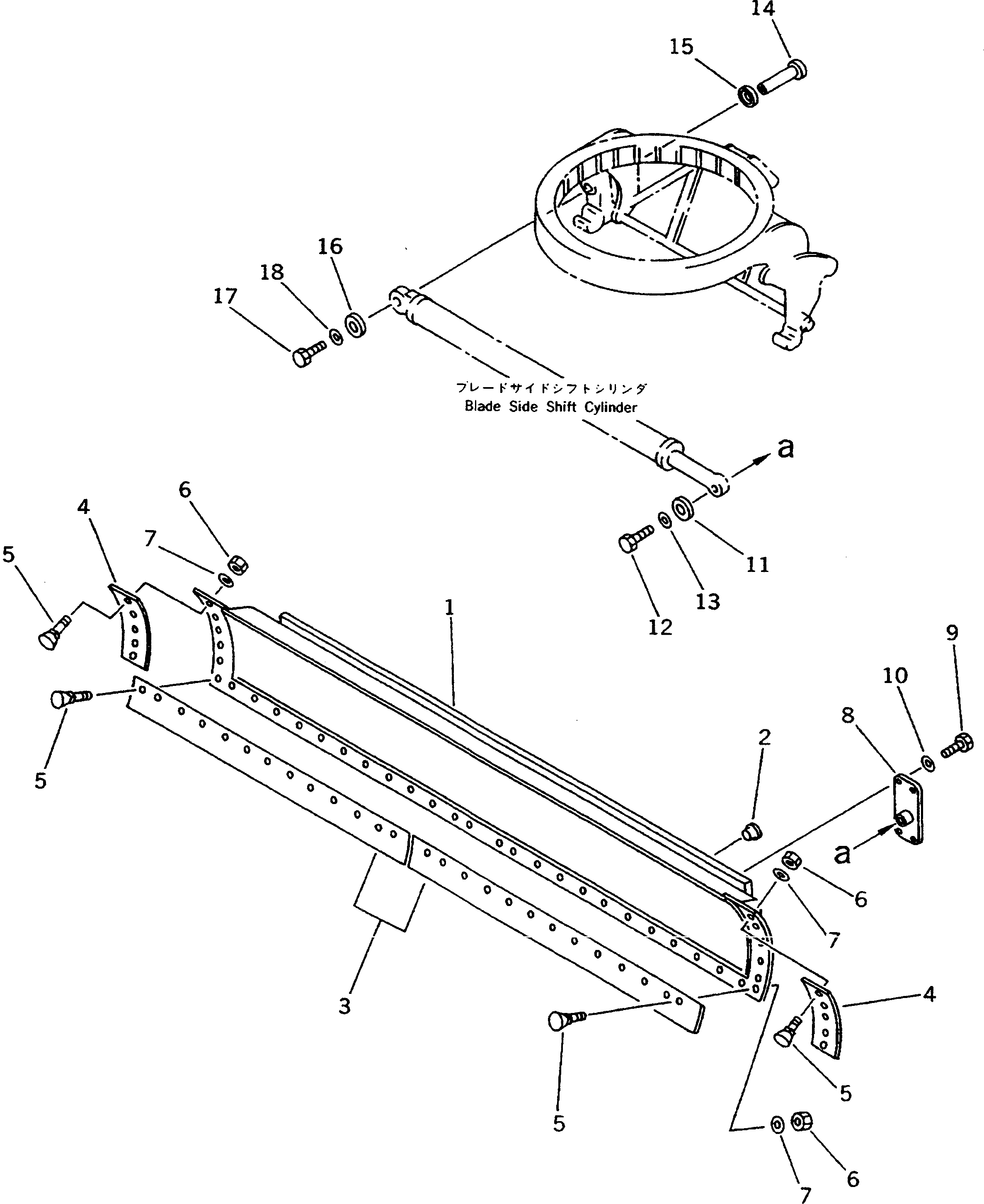 Отвал 23B-735-1411 Komatsu