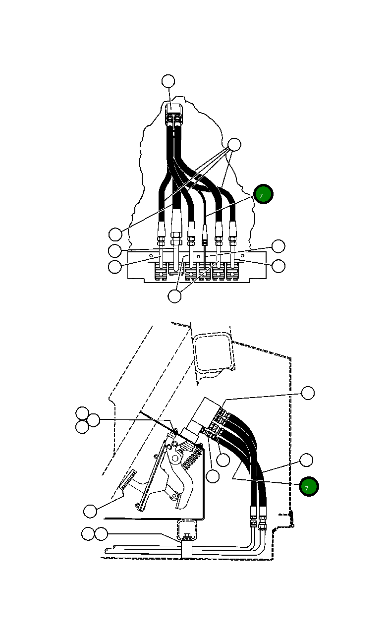 Шланг - (PORT PX) HA5562 Komatsu