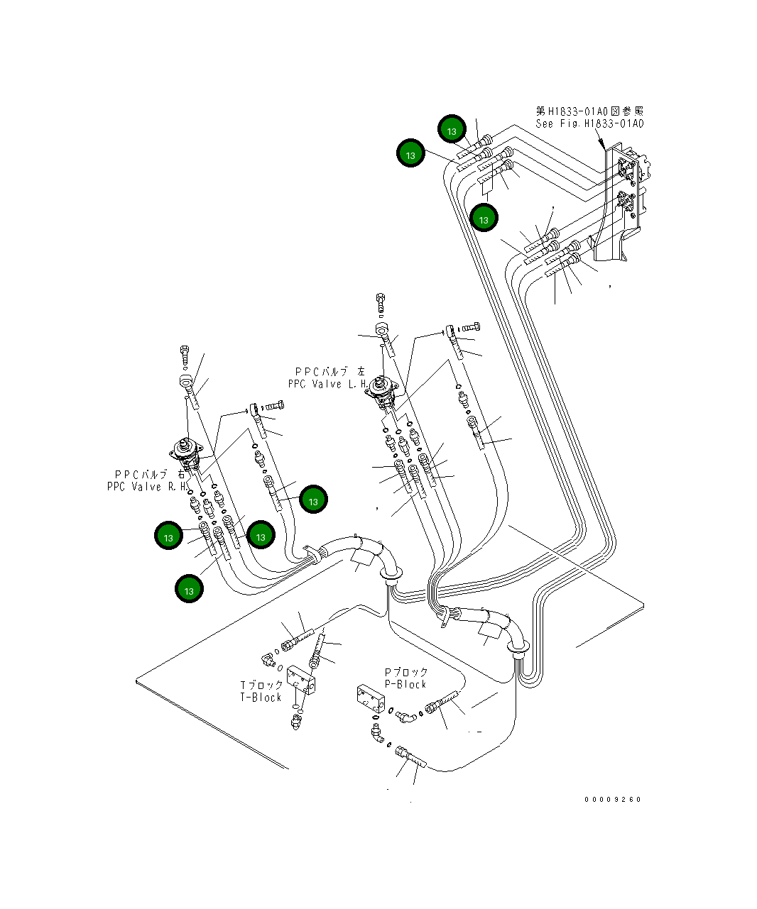 Шланг 3900MM 21M-62-14730 Komatsu