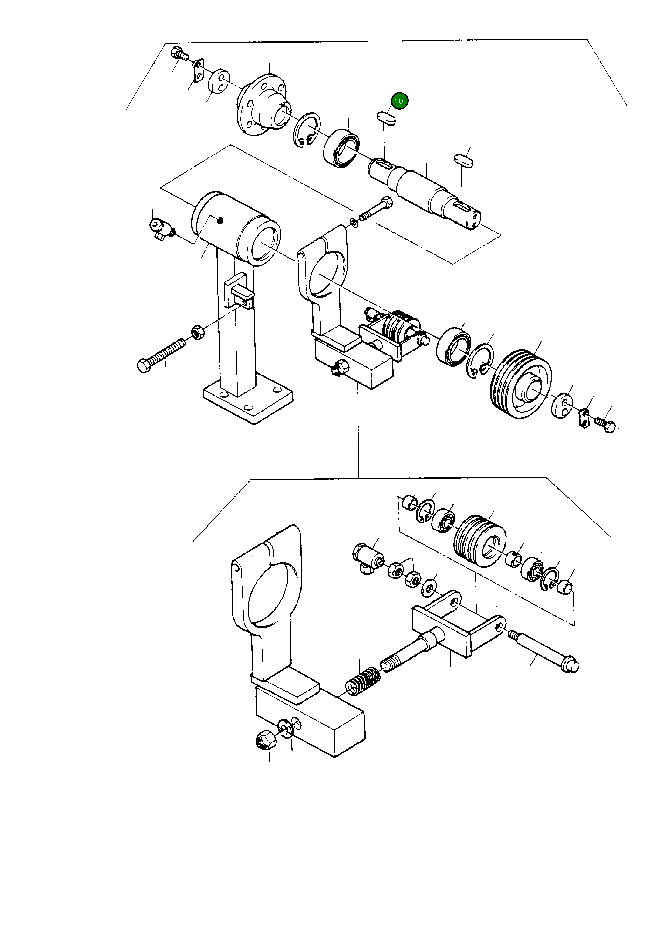 Шпонка призматическая 354 333 99 Komatsu