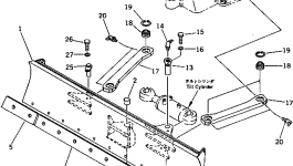 Отвал 21U-910-1110 Komatsu