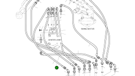 Шланг PF1/4-460L DS2058207 Komatsu