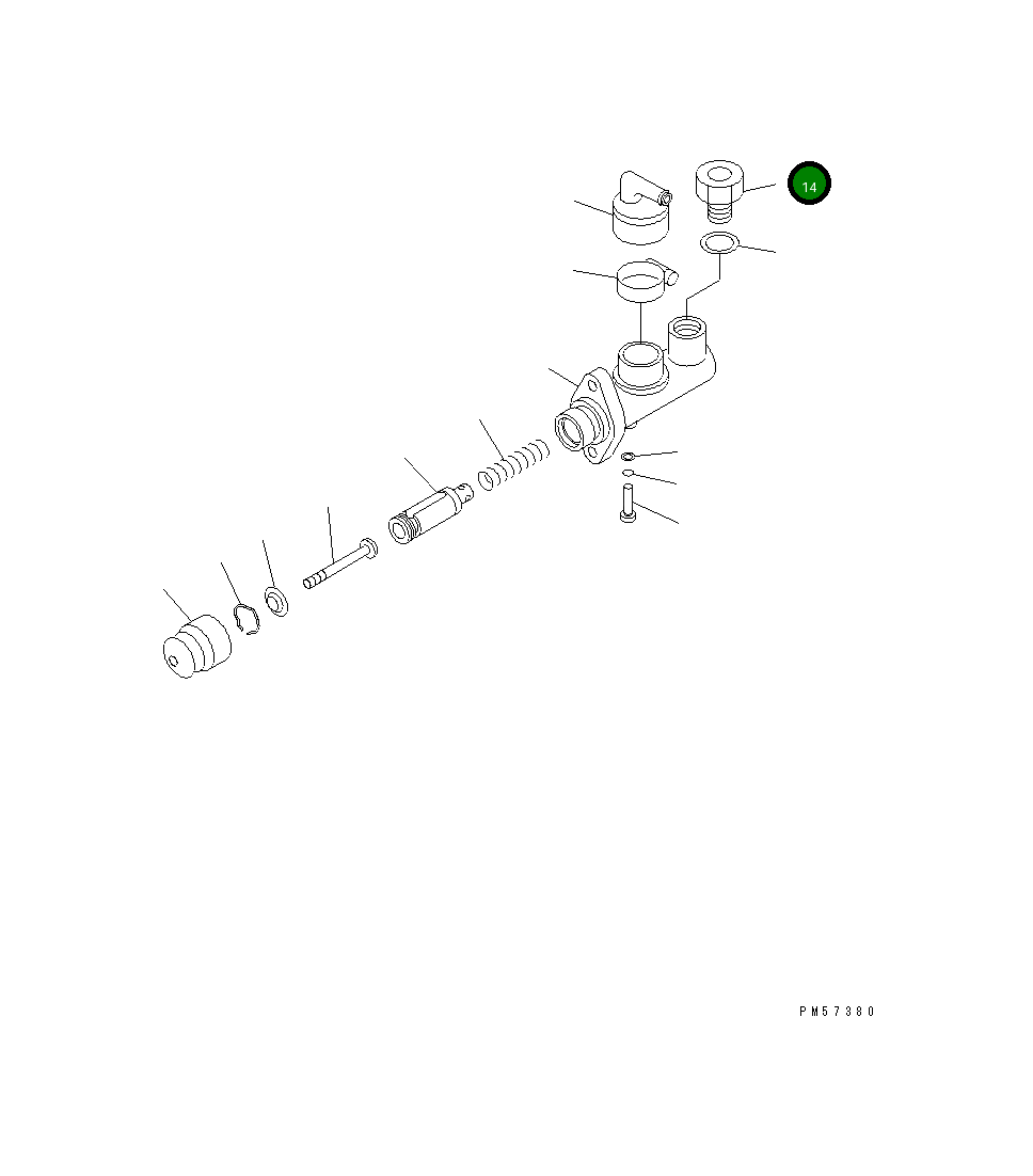 Гайка MY363-8011-00 Komatsu