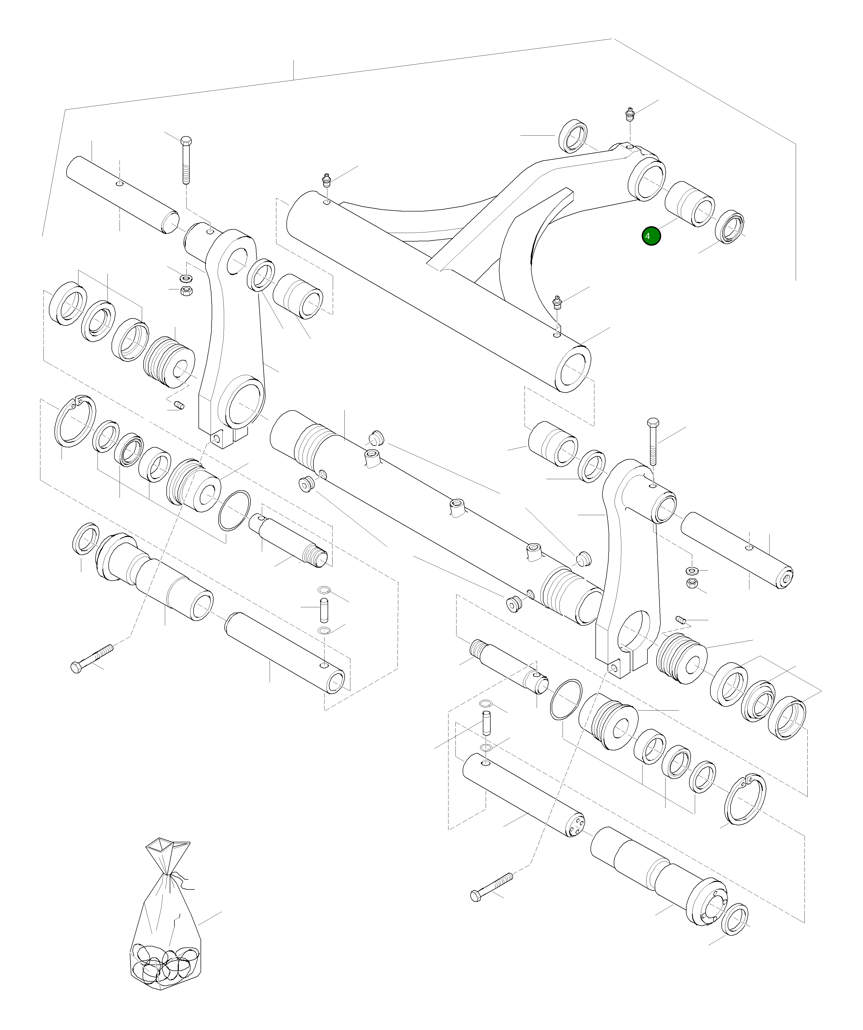 Втулка 42R-70-11C50 Komatsu