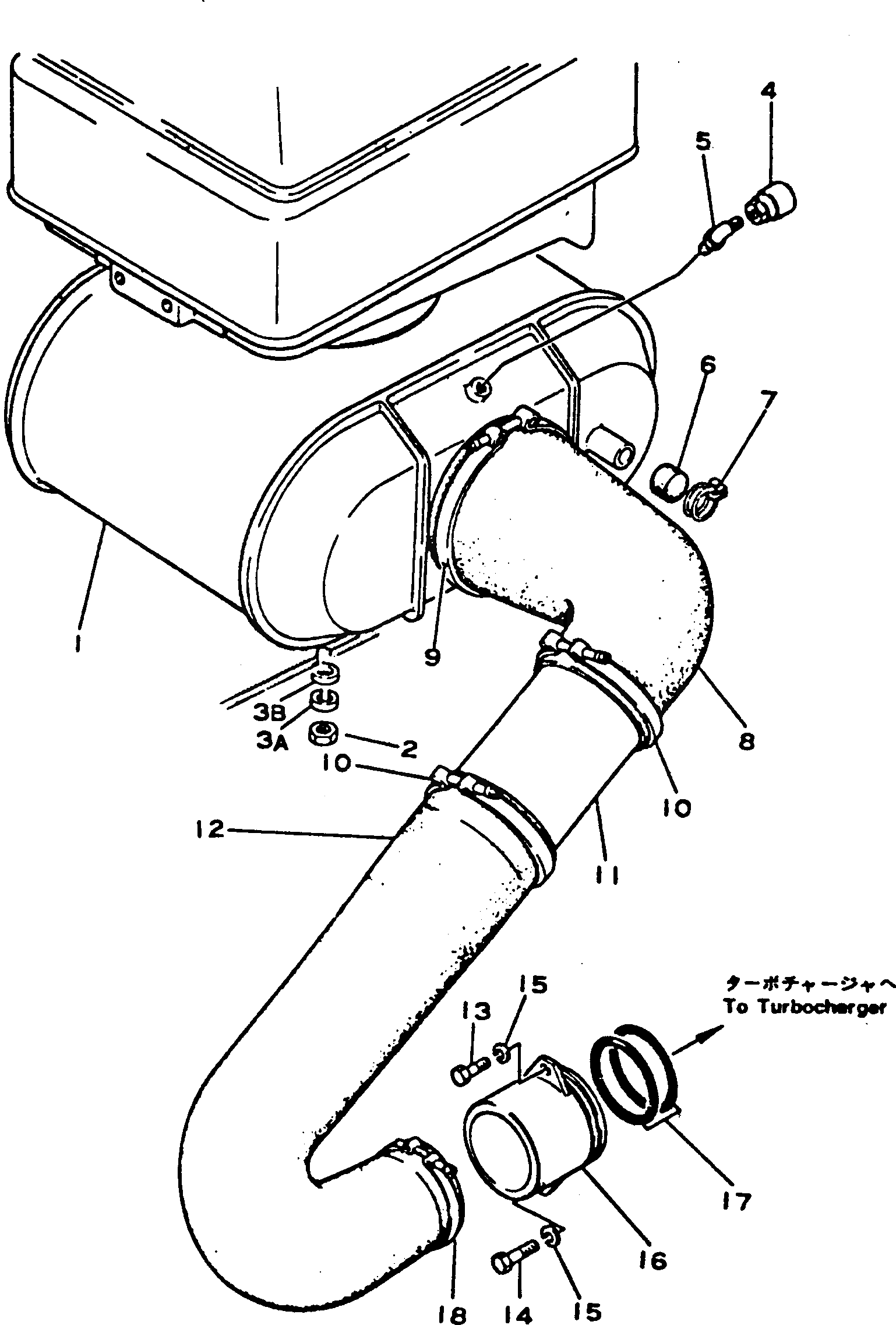 Хомут 07281-12299 Komatsu