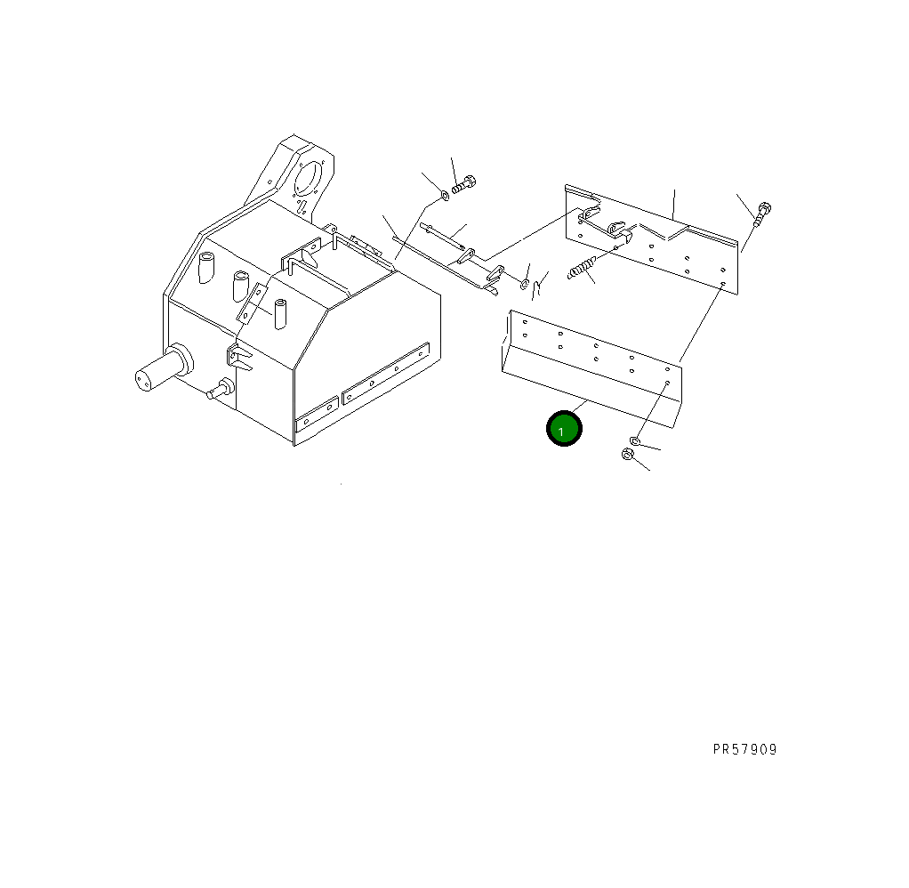 Отвал 26A-873-1240 Komatsu