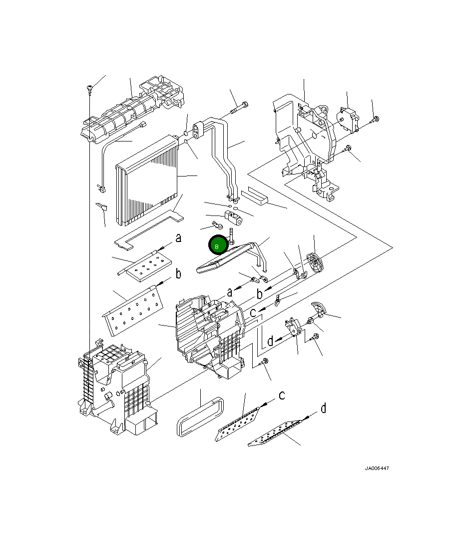 Клапан ND447500-4010 Komatsu