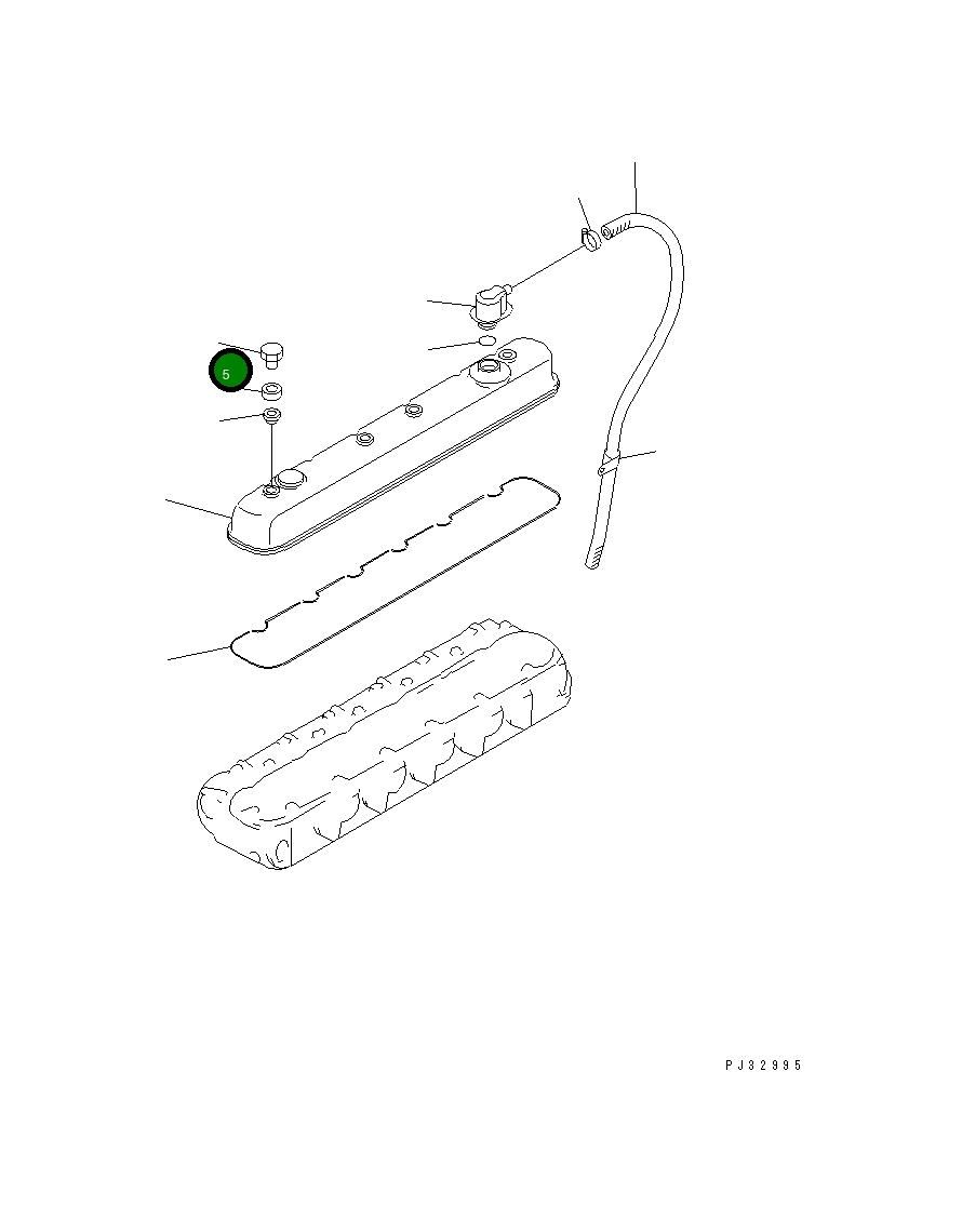 Гайка 6134-11-8120 Komatsu
