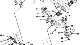 Механизм подъёма отвала в сборе 234-71-00017 Komatsu