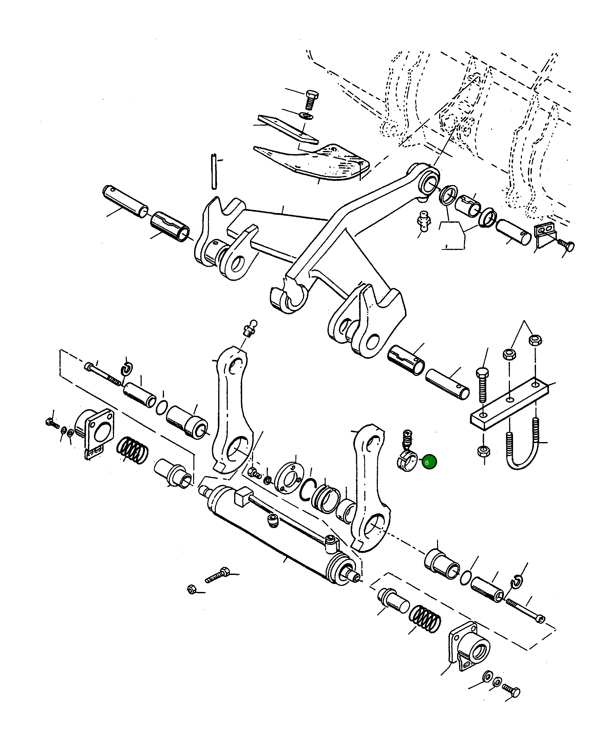 Втулка 3097551M1 Komatsu