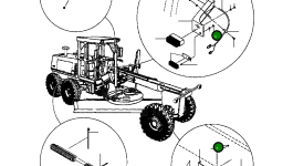 Гайка шестигранная 26 361 Komatsu
