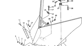 Плуг 232-745-1111 Komatsu