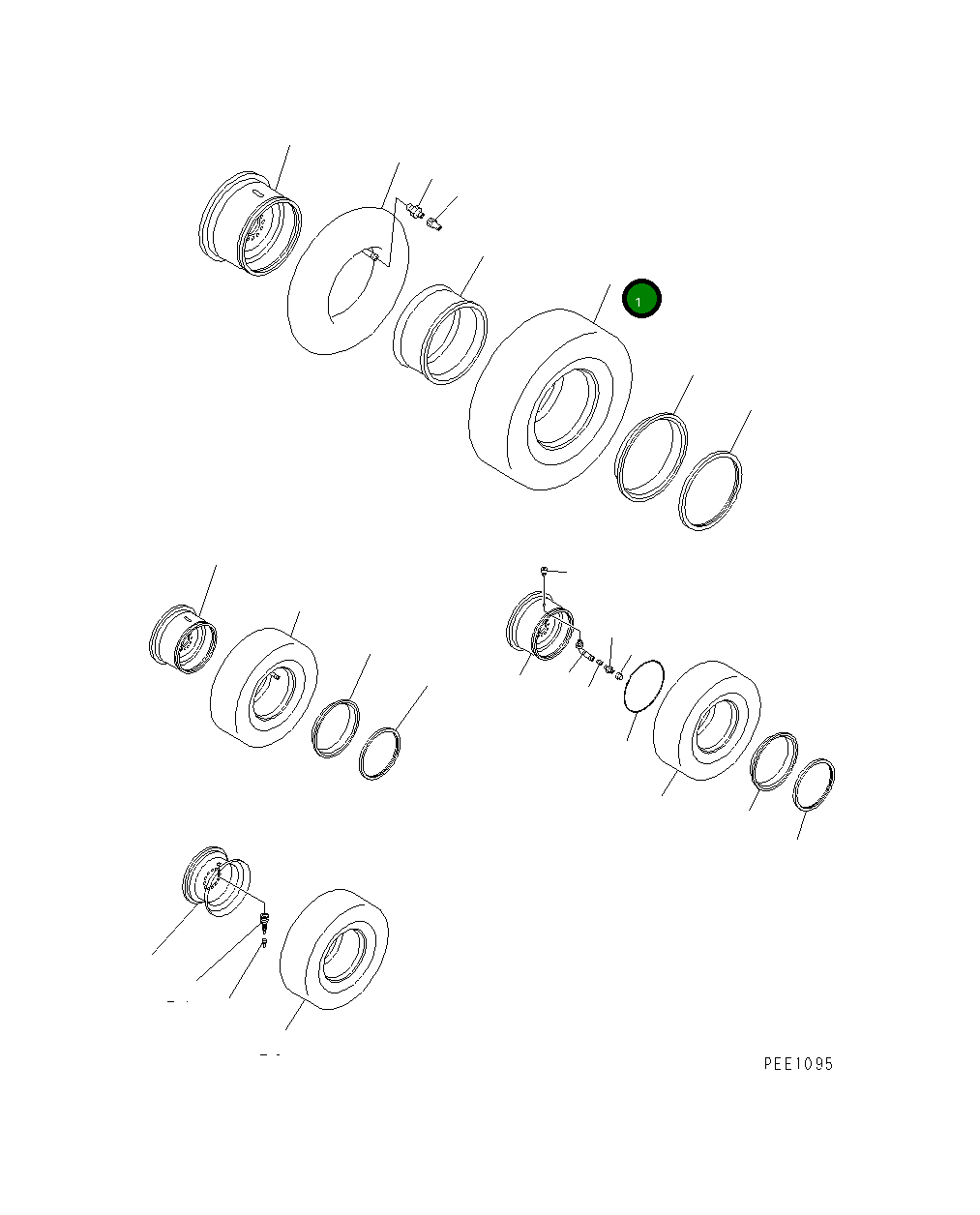 Шина 419-Y14-1320 Komatsu