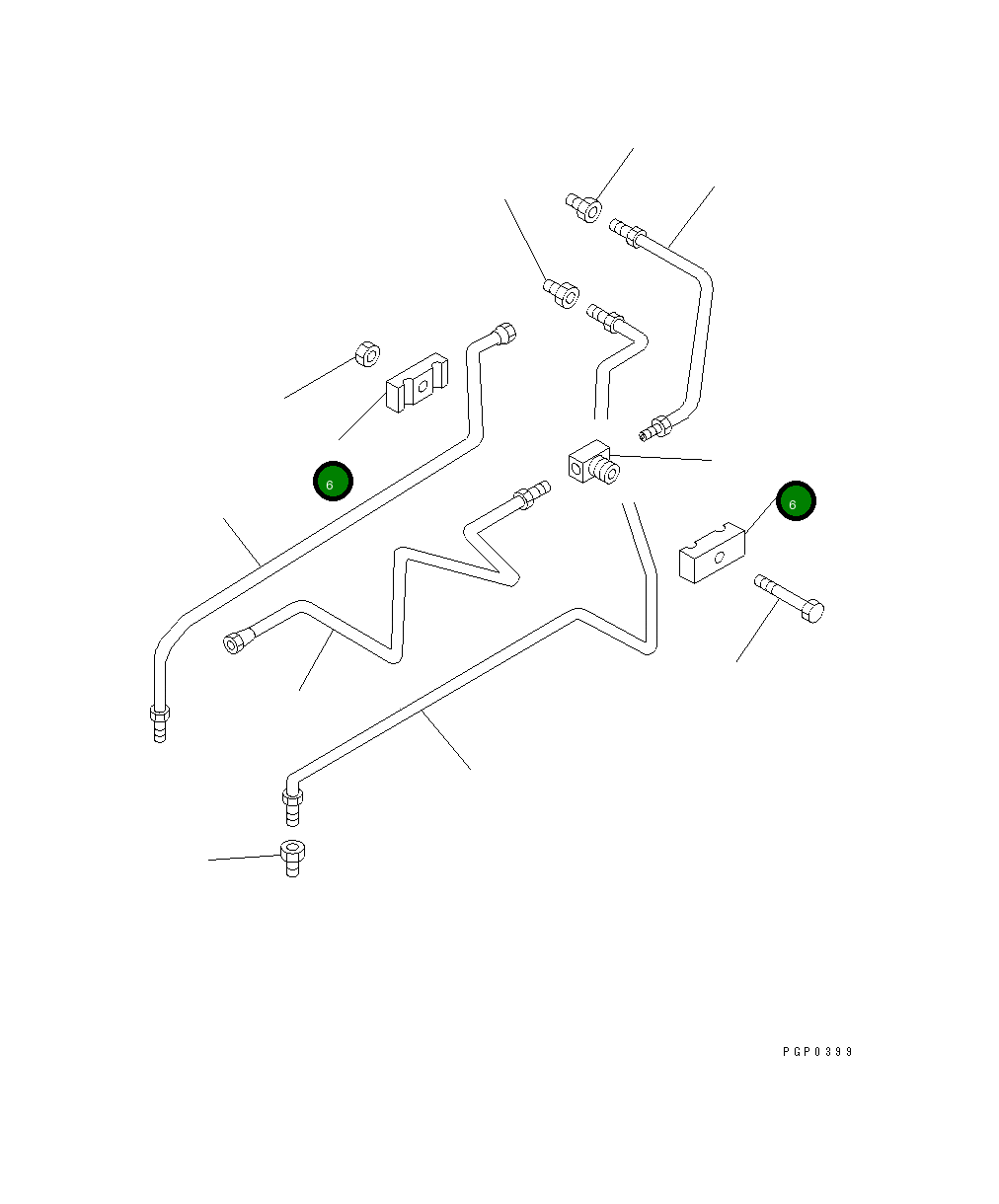 Хомут CU3007024 Komatsu
