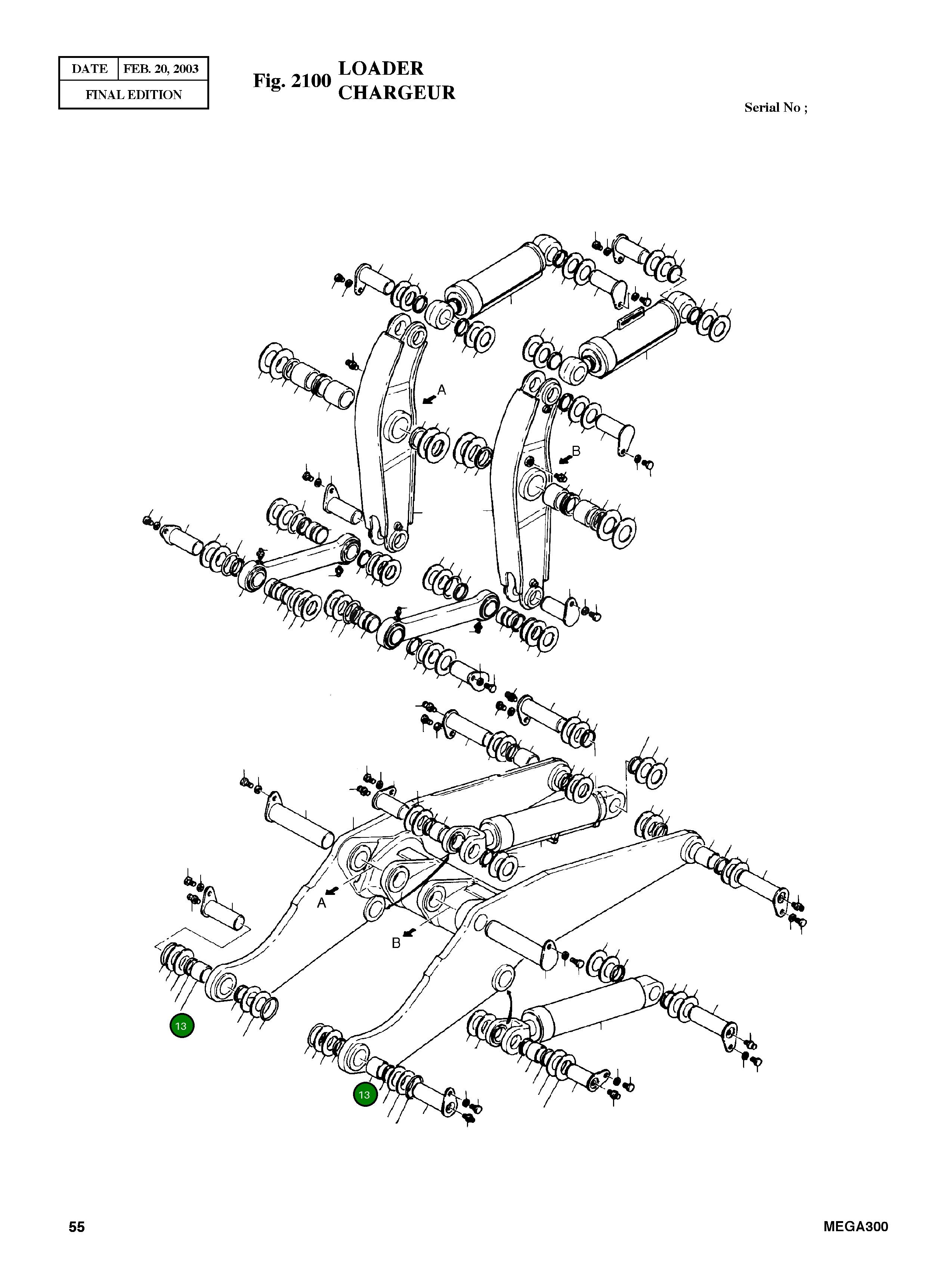 Втулка 4110-4026 Komatsu