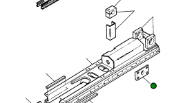 Штанга рамы 952 671 R2 Komatsu