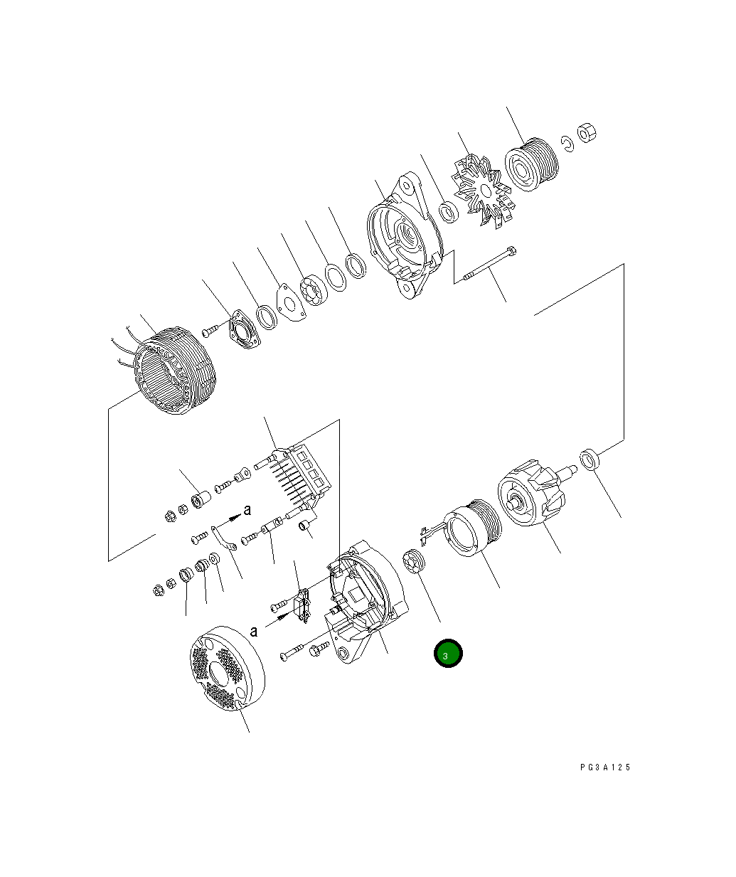 Шариковый подшипник KD0-09201-0990 Komatsu