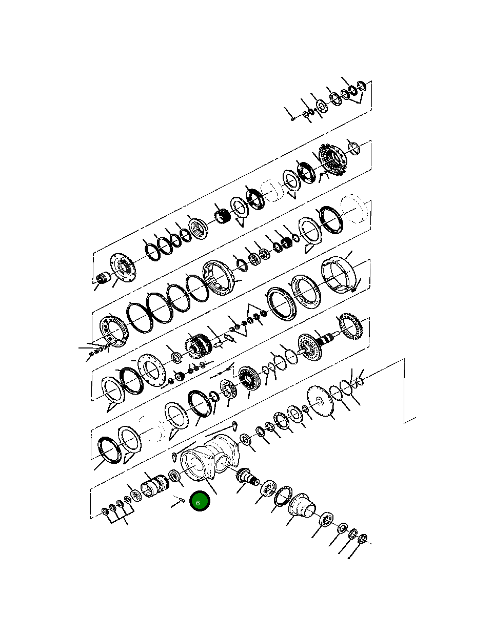 Конический роликовый подшипник 731 102 C91 Komatsu
