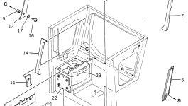 Сиденье 195-862-4441 Komatsu