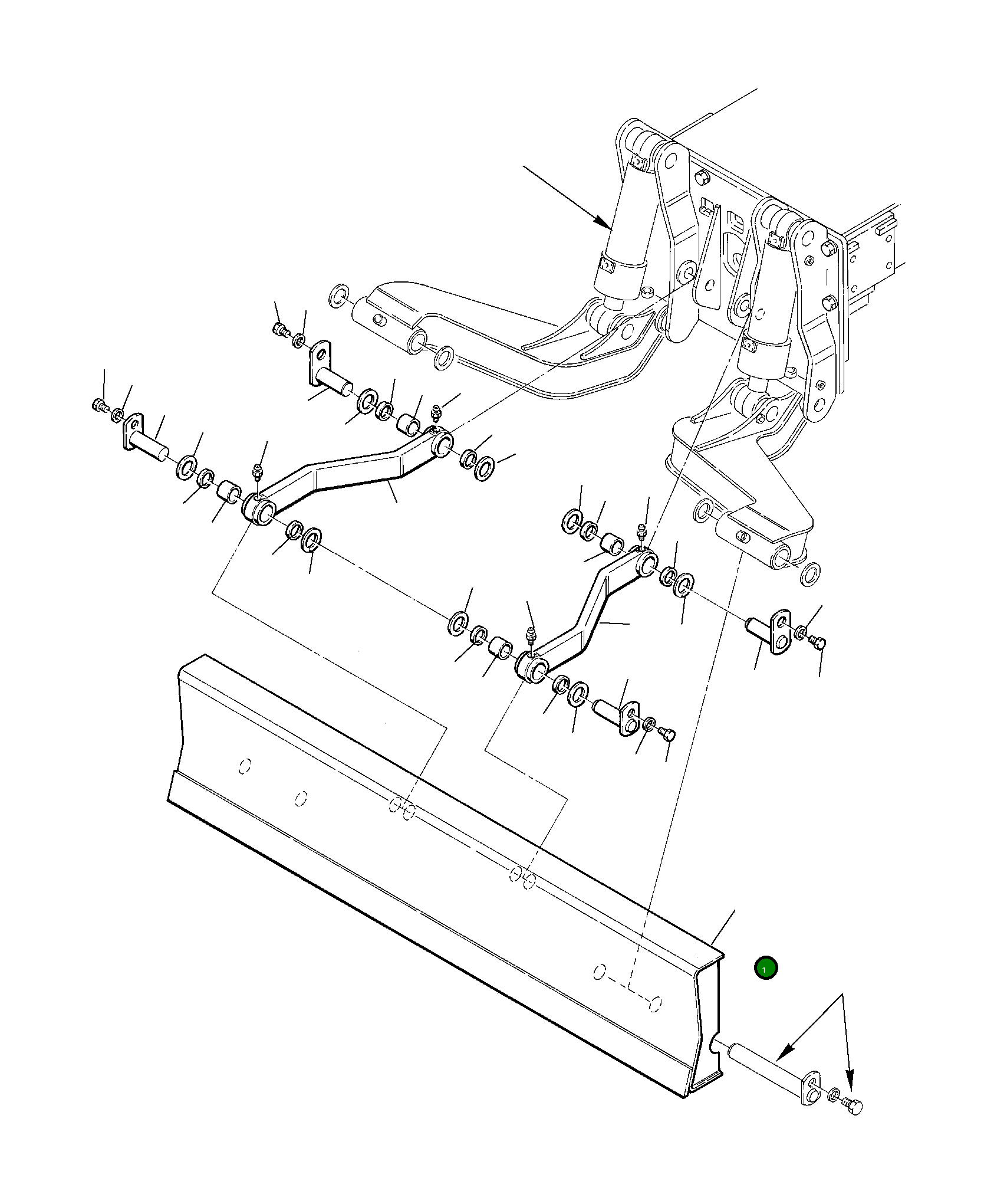 Отвал 226-910-1210 Komatsu
