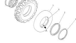 Шина 233-801-3121 Komatsu