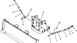 Защитный кожух 14G-A60-1410 Komatsu