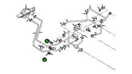Штанга хомута трубки 618 772 C1 Komatsu