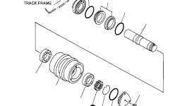 Гайка 208-30-68350 Komatsu