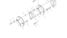 Гайка DK156617-3100 Komatsu