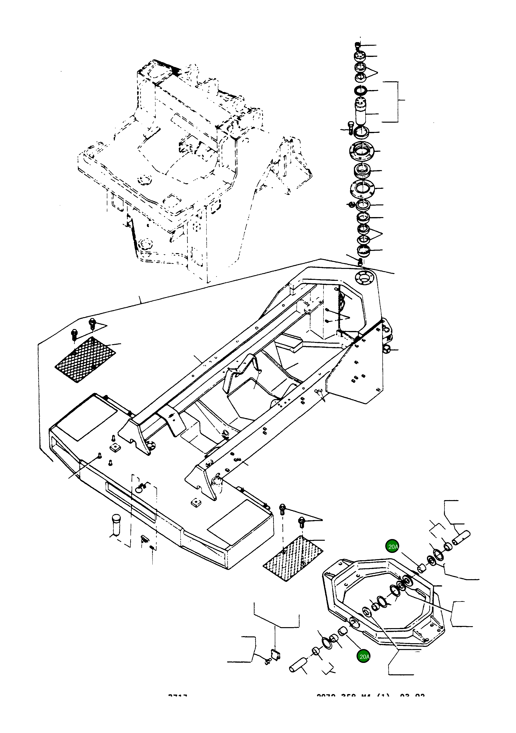 Втулка 4210221M1 Komatsu