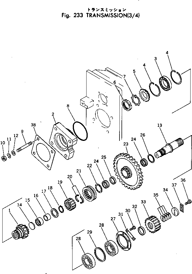 Шпилька 01125-52005 Komatsu